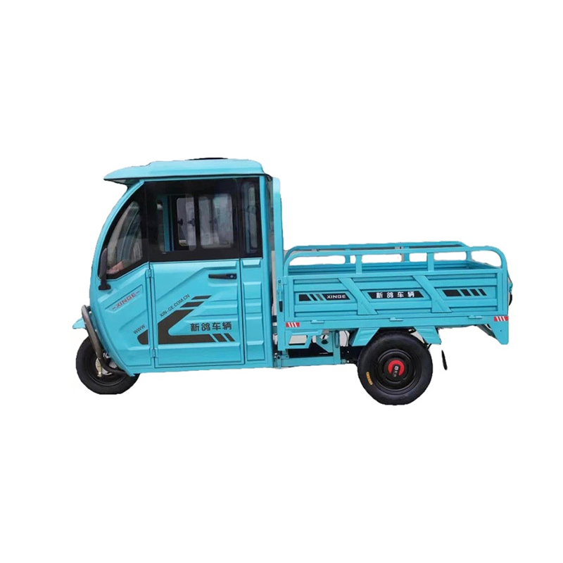 Pi bon vann Tricycle elektrik ak kabin