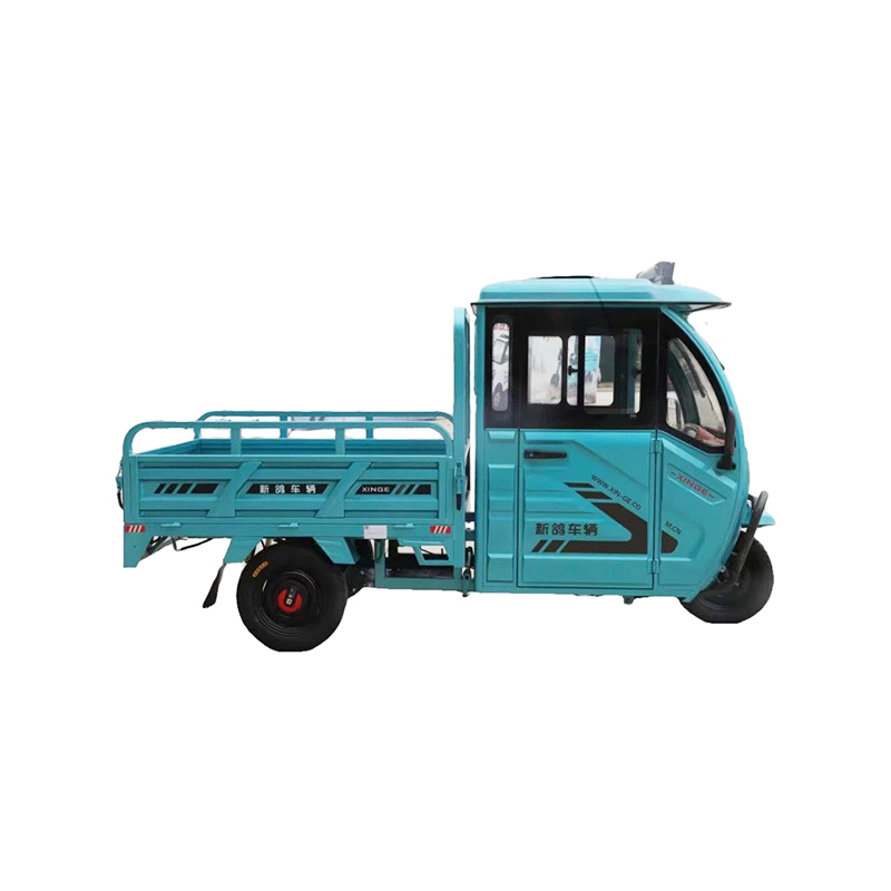 Pi bon vann Tricycle elektrik ak kabin